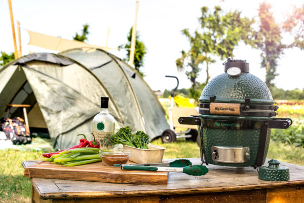 Big Green Egg Mini auf Tour